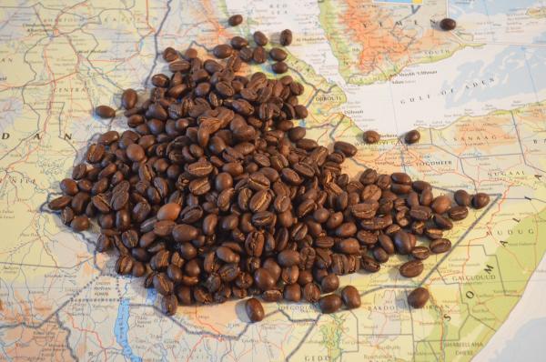 etiopija, kava, kava u zrnu