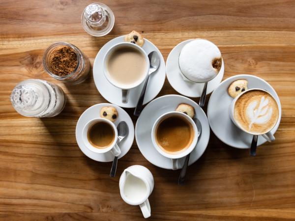 kava, espresso, kava s mlijekom, šalice
